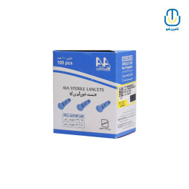 لنست خونگیری استریل G30 سبز بسته 100 عددی آوا