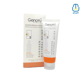 کرم ضد آفتاب بژطبیعی 3 چرب / مختلط SPF50 حجم 50 میل