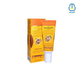 کرم دور چشم حاوی ضد آفتاب SPF30 سان سیف حجم 20 میل