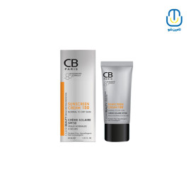 کرم ضد آفتاب بی رنگ نرمال تاخشک spf50 سی بی حجم 40 میل