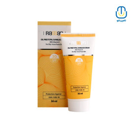کرم ضدآفتاب رنگی پوست چرب و جوشدار spf30 راسن حجم 40 میل