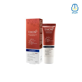 کرم ضدآفتاب رنگی پوست نرمال تاخشک امونی SPF50 حجم 50 میل