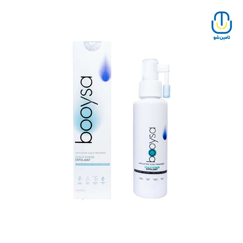 سرم لایه بردار اسکالپ و اسکراب کف سر بویسا حجم 120 میل