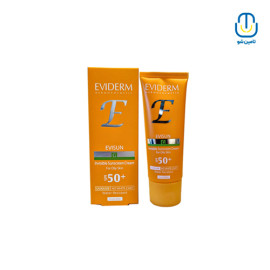 ضدآفتاب بی رنگ پوست چرب spf50 مدل EVISUN G اویدرم