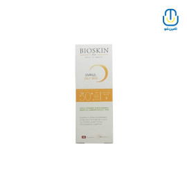کرم ضد آفتاب بژ روشن پوست چرب Spf50 بایواسکین حجم 40 میل