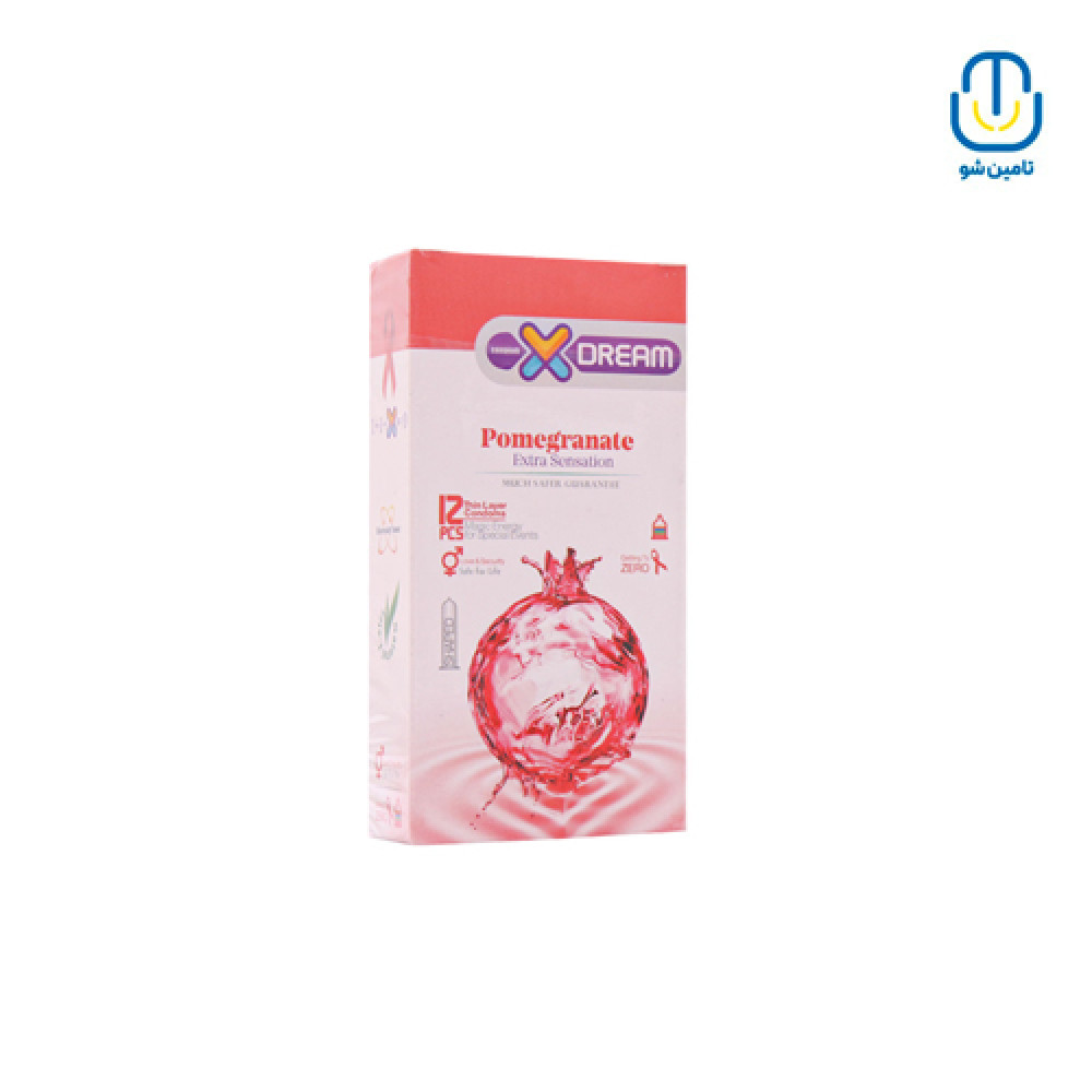 کاندوم انار ایکس دریم 12 عدد