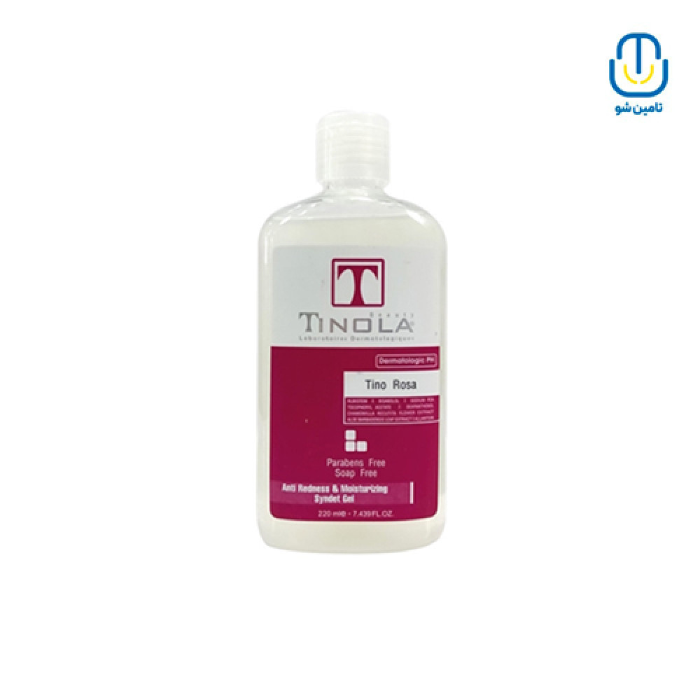 سیندت ژل پوست حساس مدل tino rosa تینولا حجم 220میل