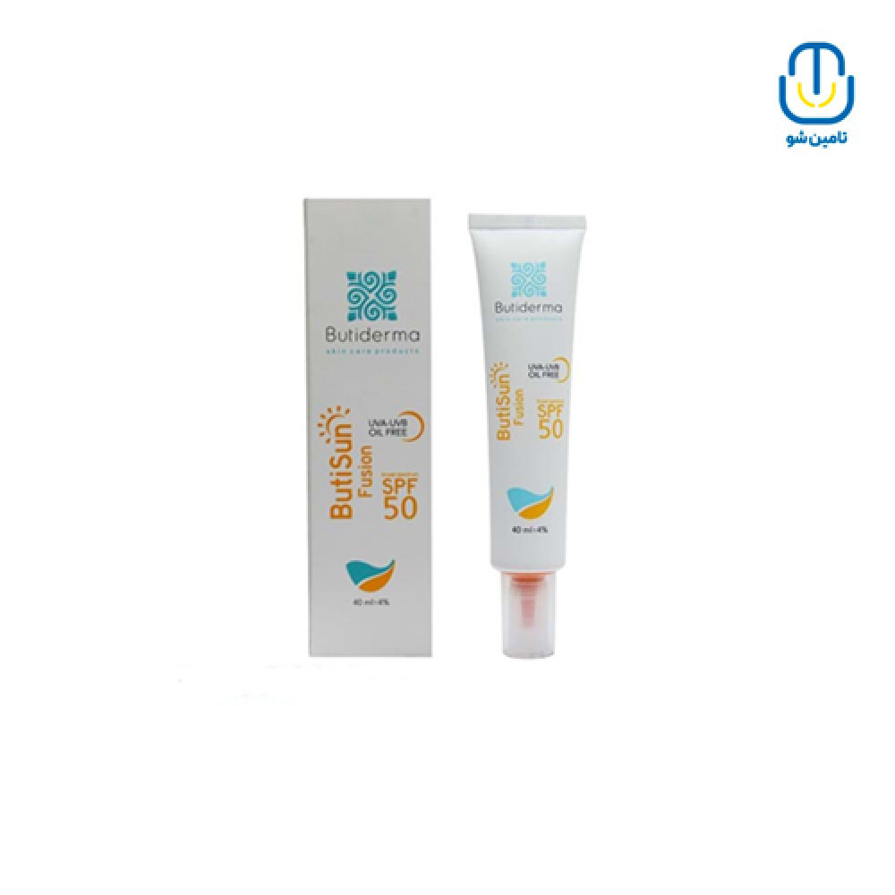 کرم ضدآفتاب برپایه آب پوست چرب Spf50 بیوتی درما حچم 40 میل