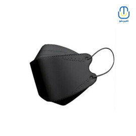 ماسک سه بعدی دنکال ملتبلون دار مشکی بسته ۵ عددی