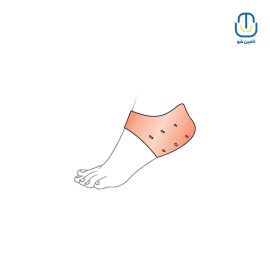 پاشنه پوش سیلیکونی شیلاکس کد ۰۱۳ کارتن ۴ عددی