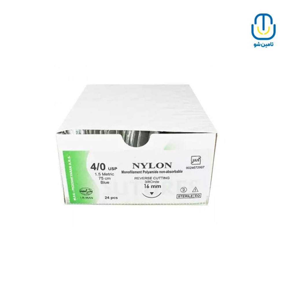 نخ نايلون 4/0 نيدل 16 آتي مد