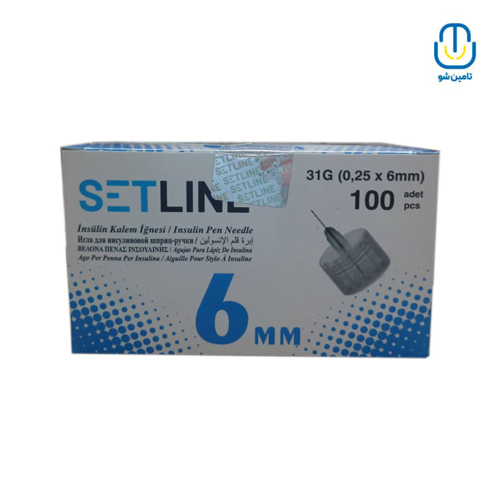  سر سوزن انسولین سایز 6 ست لاین 