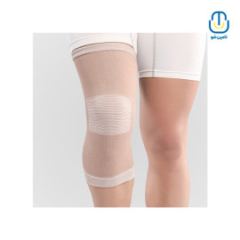 زانوبند طبی الاستیک ژاکارد کرم لارج پاک سمن 222307130