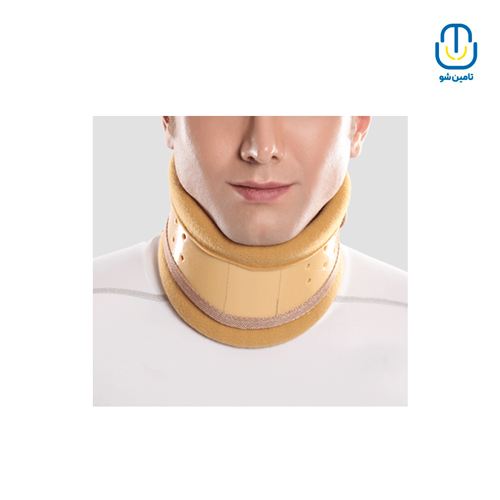 گردن بند طبی سخت کرم پاک سمن سایز M کد 222201002