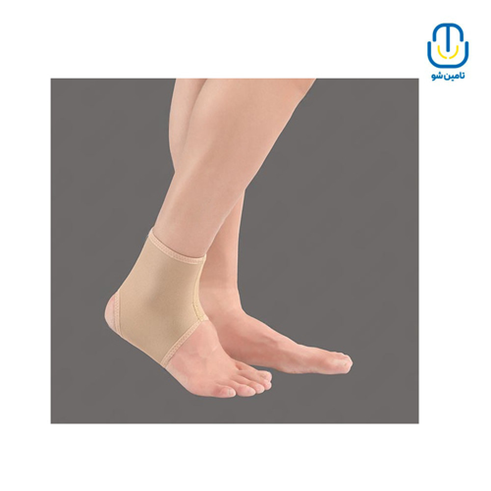 قوزک‌بند طبی نئوپرنی ساده کرم پاک سمن سایز M – کد 222208129