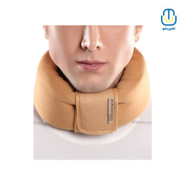 گردن‌بند طبی نرم کرم پاک سمن سایز L – کد 222301040