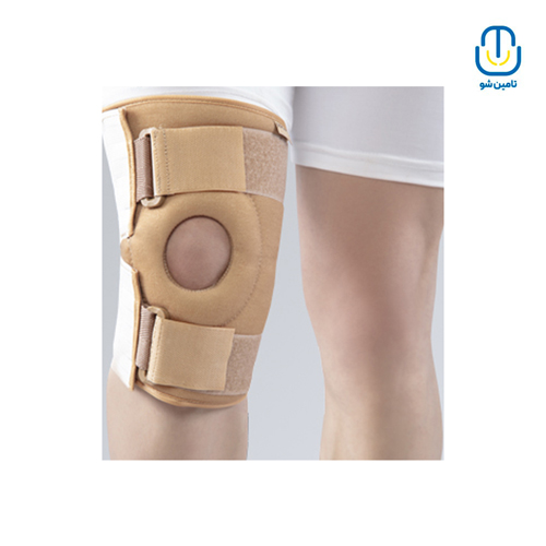 زانوبند طبی قابل تنظیم با کشکک باز منفذدار پاک سمن L-221307149