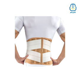 کمربند طبی سخت منفذدار پاک سمن سایز M کد 146