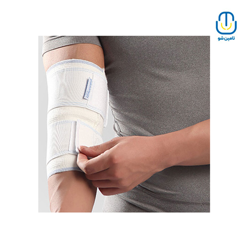 آرنج بند طبی (باقابلیت تنظیم فشار) سفید پاک سمن XL-221403047