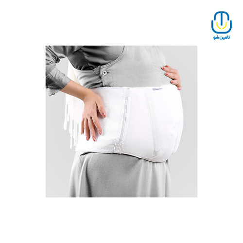 شکم بند طبی دوران بارداری سفید پاک سمن سایز 2XL - کد 221504016